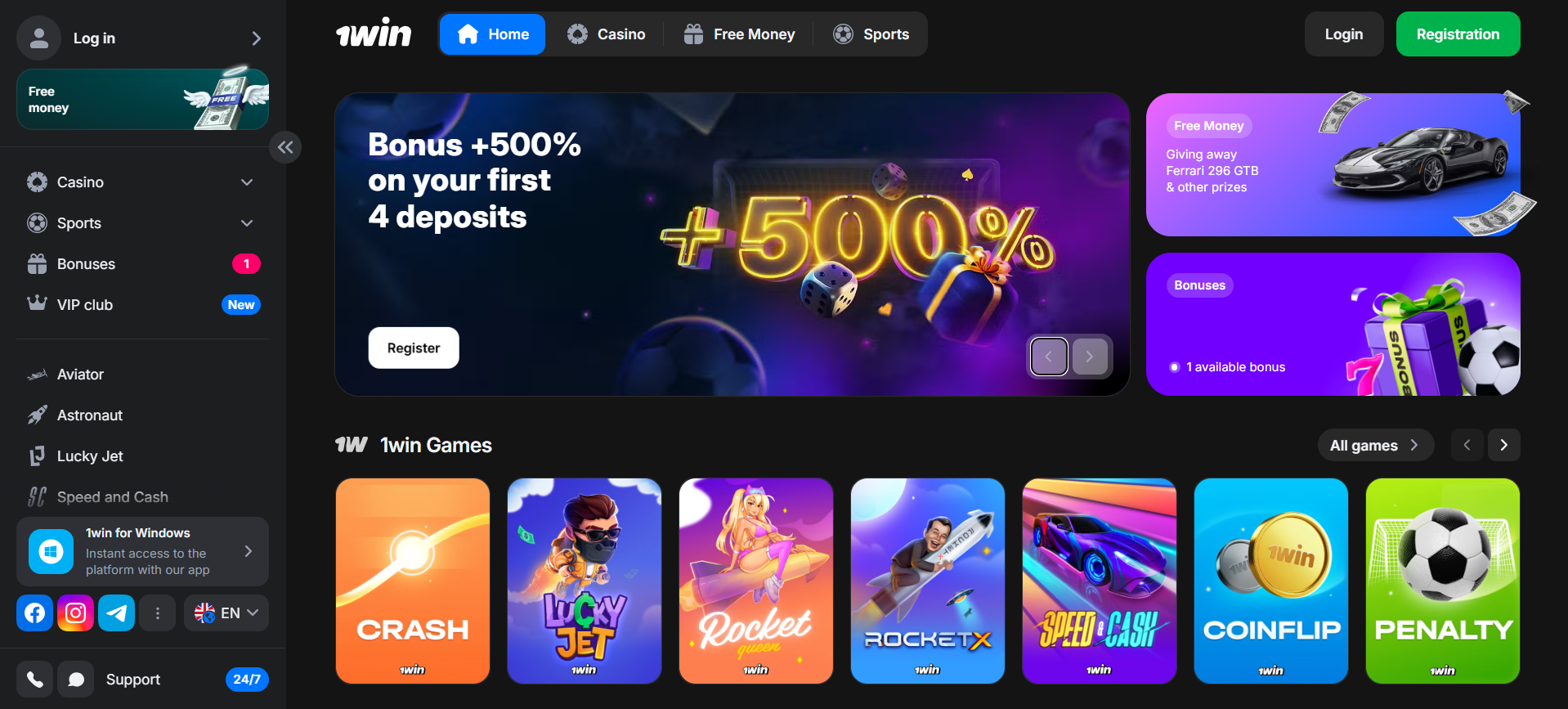 Best overview of 1win Indonesia website and features