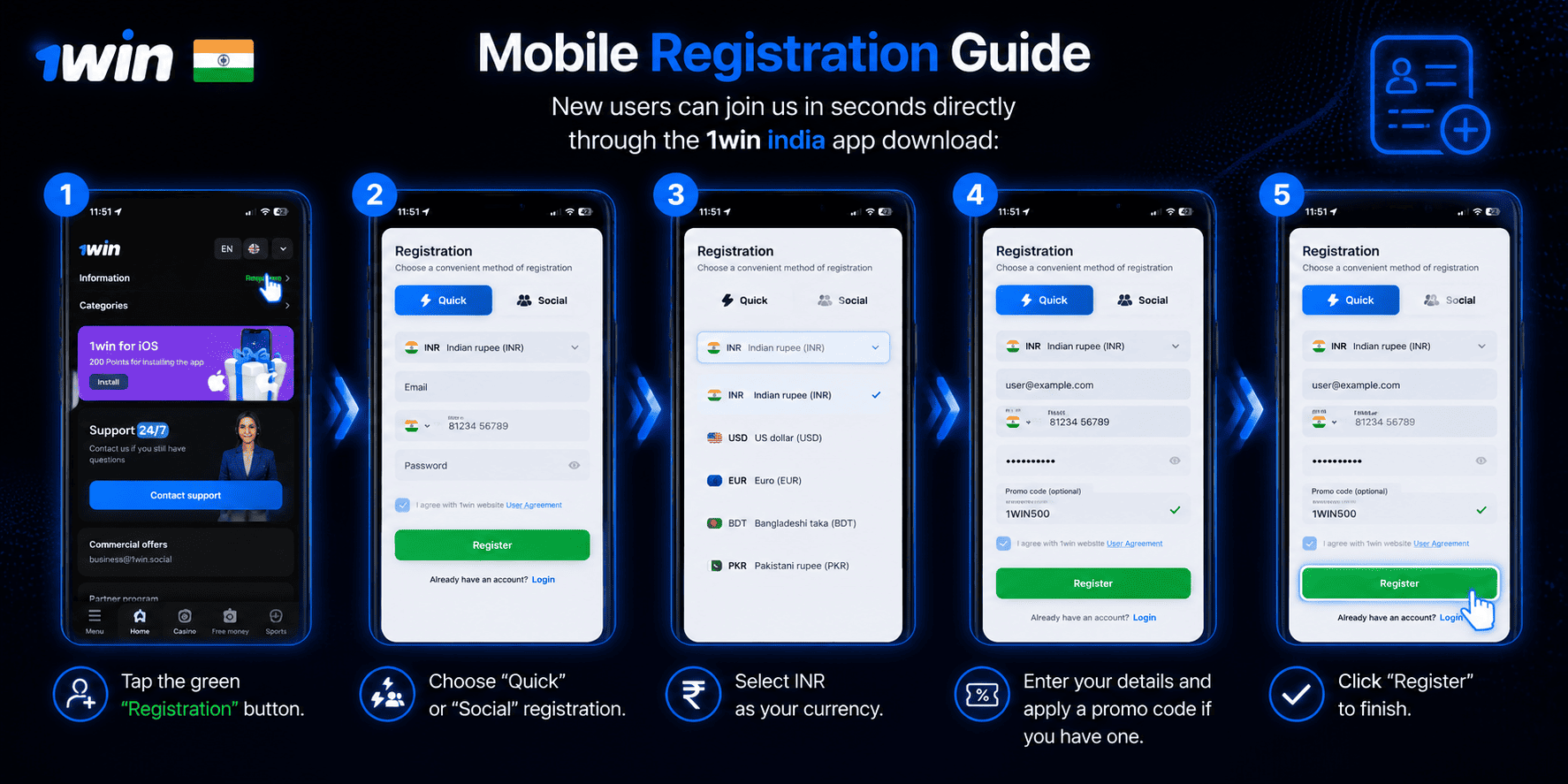 Mobile Registration Guide